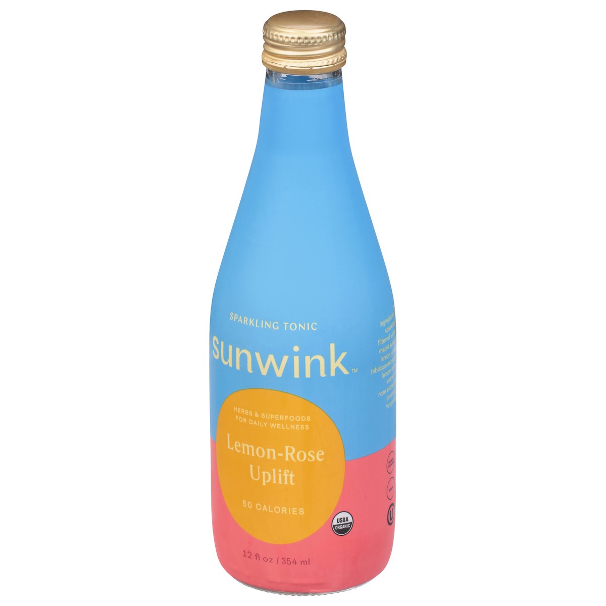 slide 10 of 14, Sunwink Lemon-Rose Uplift Sparkling Tonic - 12 fl oz, 12 fl oz