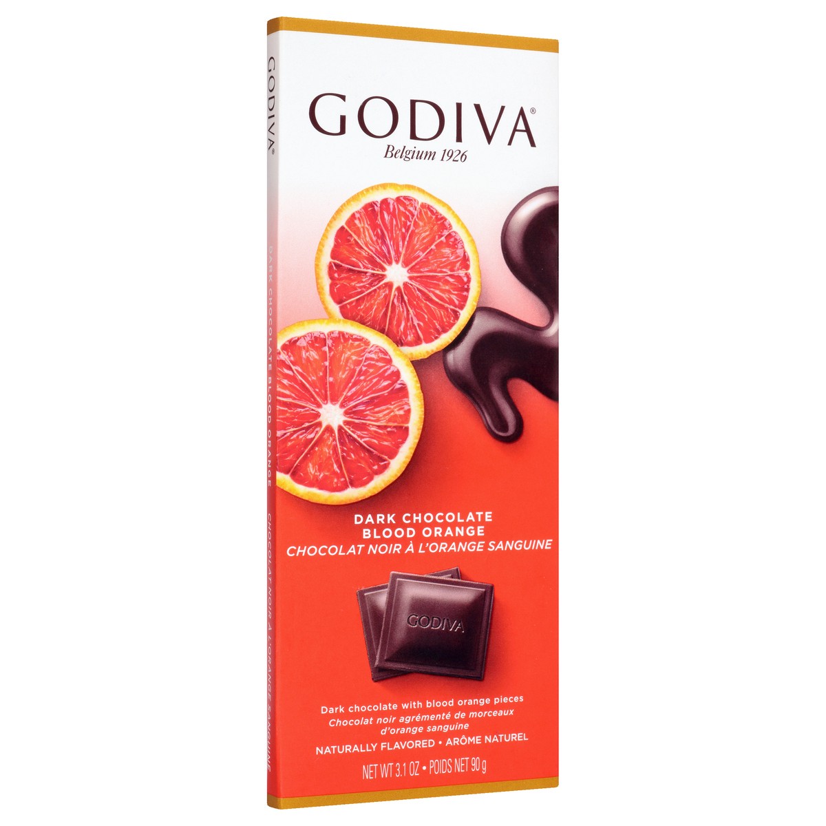 slide 4 of 13, Godiva Blood Orange Dark Chocolate 3.1 oz, 3.1 oz