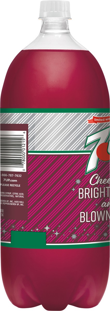 slide 4 of 12, 7UP Pomegranate Soda, 2 L bottle, 2 liter