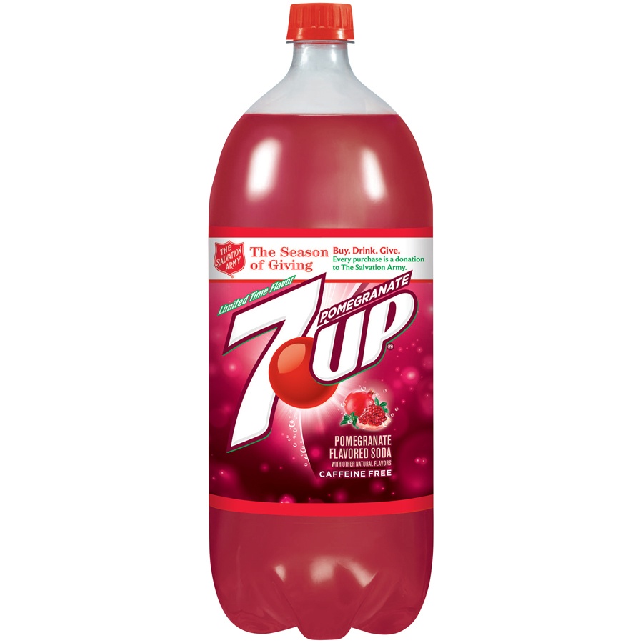 slide 1 of 1, 7UP Pomegranate Bottle, 2 liter