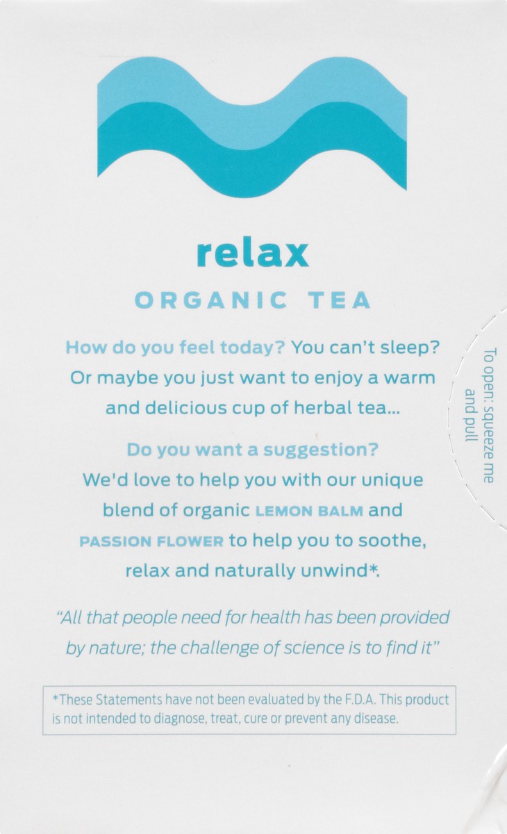 slide 6 of 9, Helps Organic Relax Caffeine Free Bags Tea - 16 ct, 0.85 oz