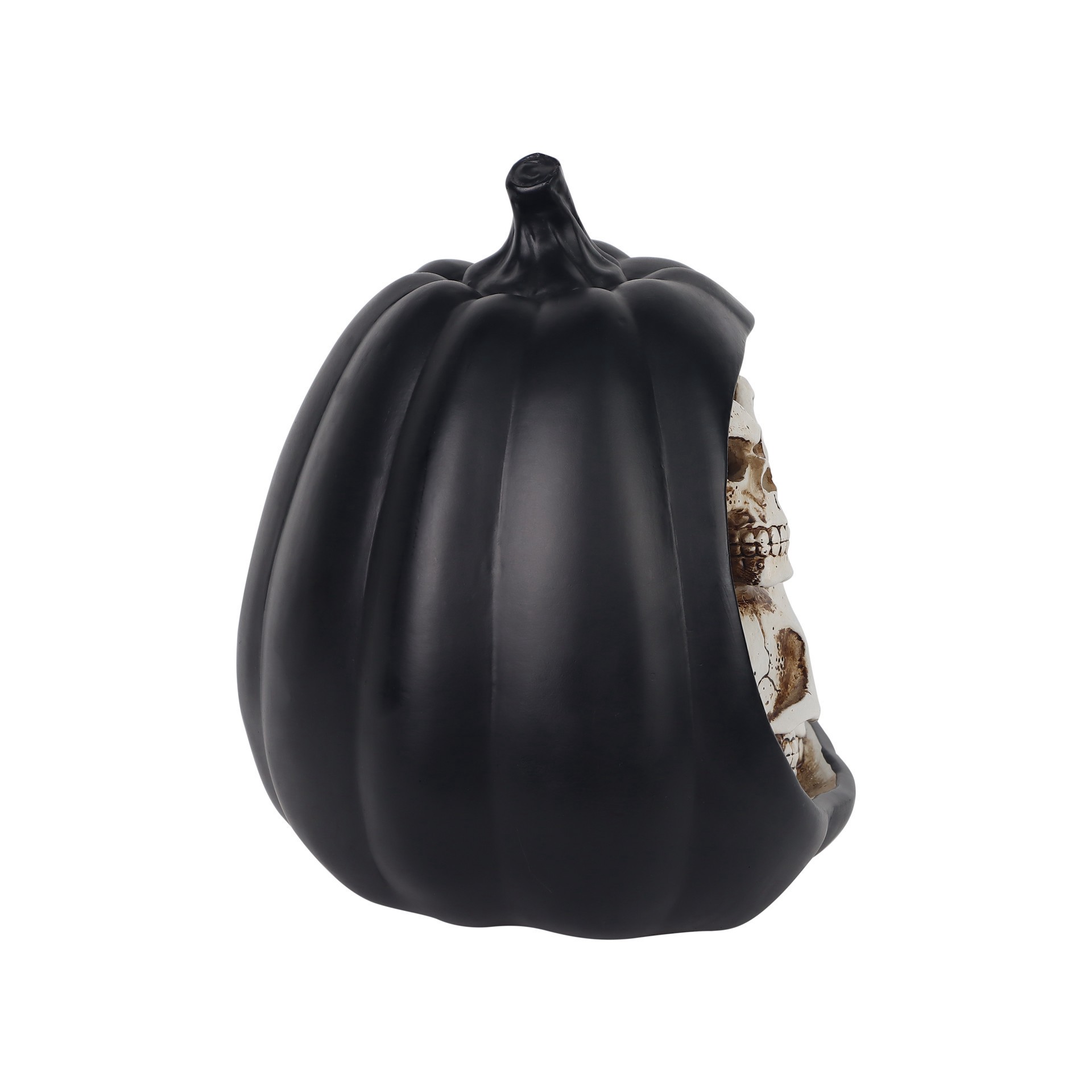 slide 6 of 6, 7" Skull Pumpkin Led Tabletop Accent By Ashland, 7 in