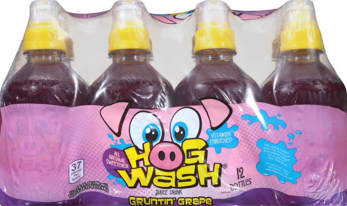 slide 9 of 13, Hog Wash Gruntin' Grape Juice Drink - 12 ct, 12 ct