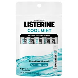 Listerine On The Go Mouth Wash Cool Mint