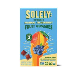 Solely Organic Mango & Blueberry Whole Fruit Gummies - 3.5oz/5ct