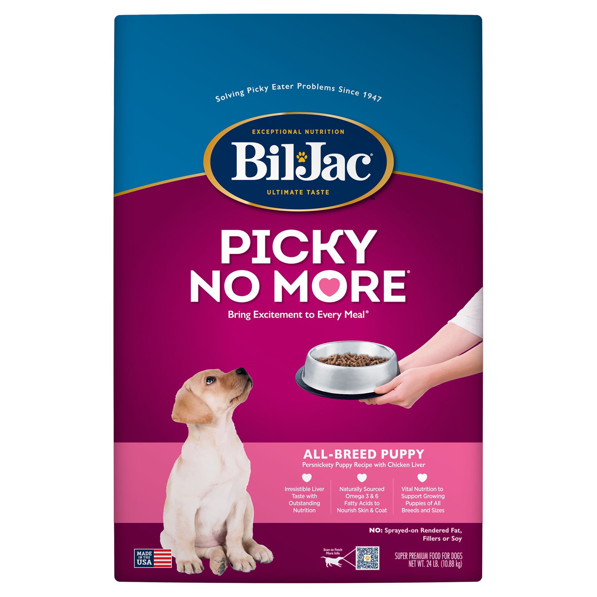 BilJac Picky No More AllBreed Puppy Dog Dry Food Chicken 24 lb Shipt