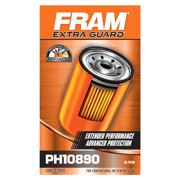 slide 1 of 1, Fram Extra Guard Oil Filter, 1 ct