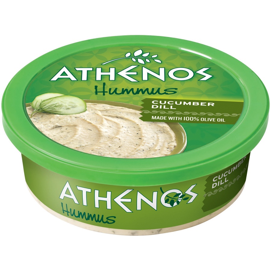 slide 1 of 1, Athenos Hummus Cucumber Dill, 7 oz