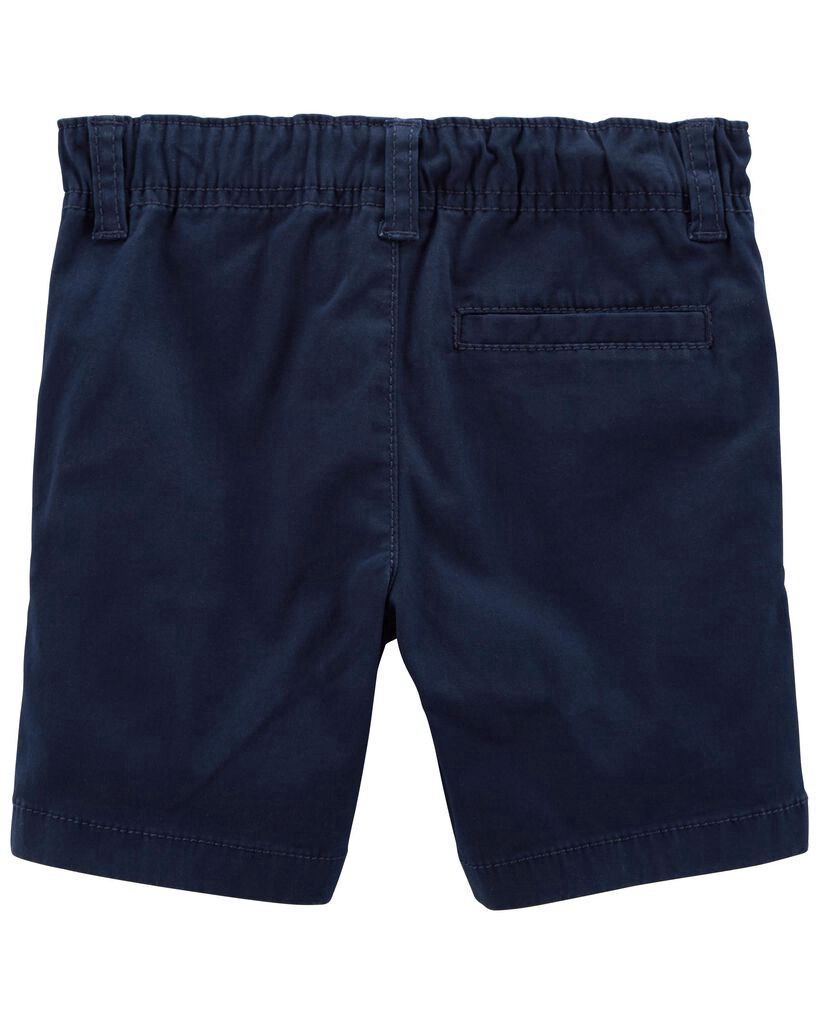slide 2 of 2, Oshkosh Toddler Stretch Chino Shorts Navy 4T, 1 ct