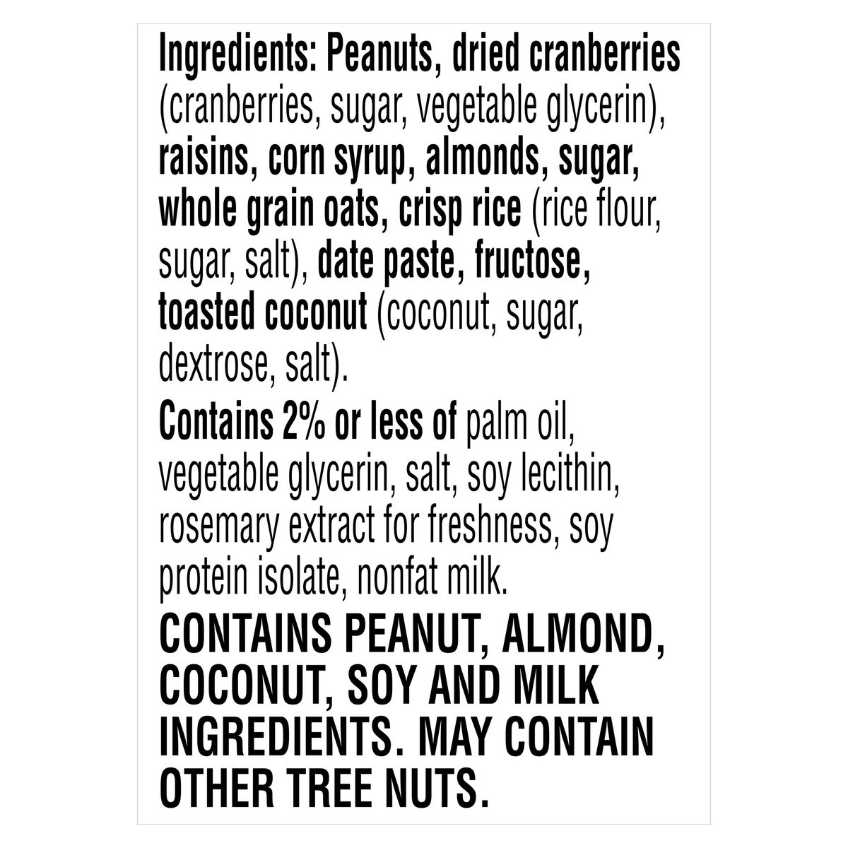 slide 14 of 14, Special K Kellogg's Special K Chewy Nut Bars, Gluten Free Snacks, 140 Calories, Cranberry Almond, 6.96oz Box, 6 Bars, 6.96 oz