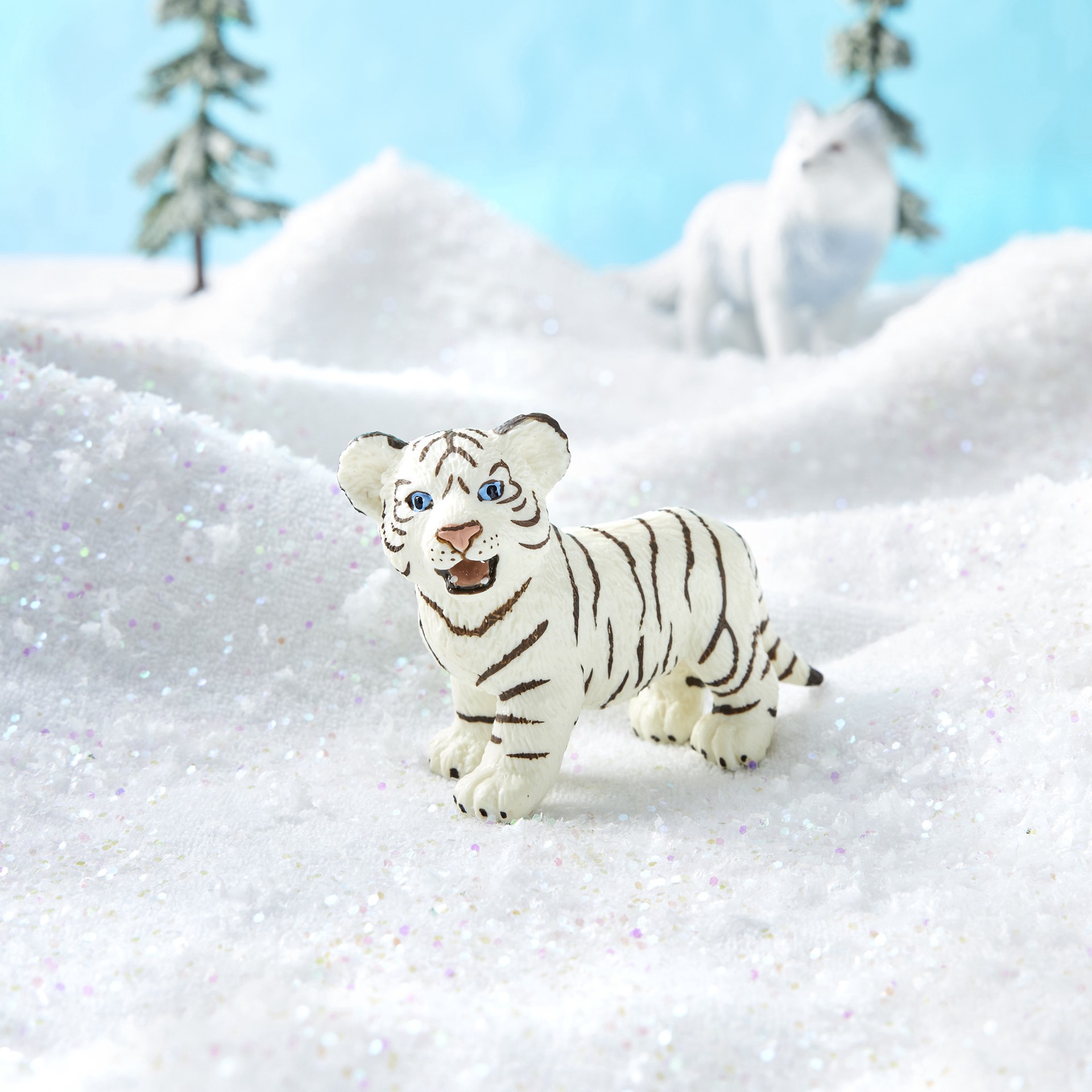 slide 2 of 2, Safari Ltd. Safari Ltd White Bengal Tiger Cub, 1 ct