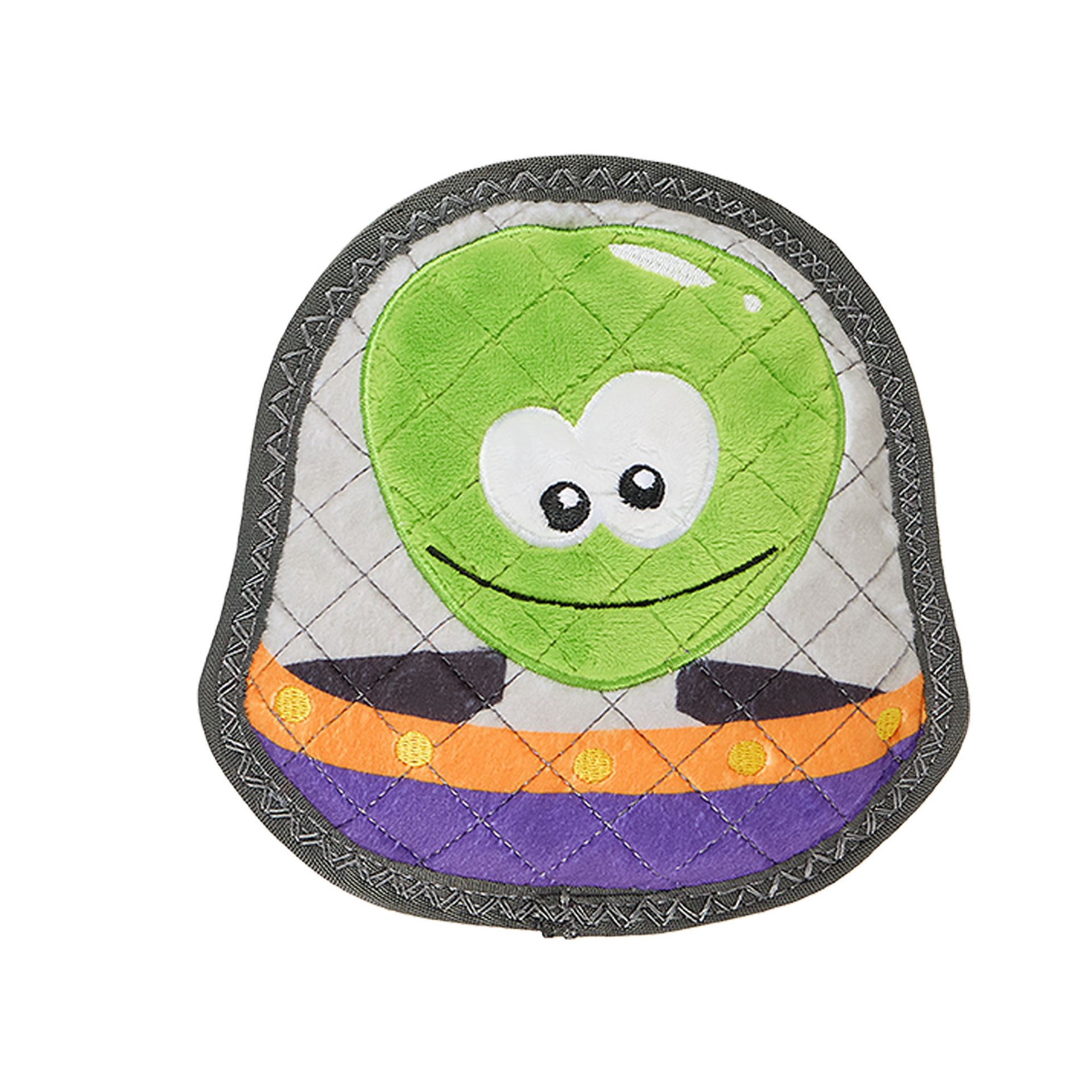 slide 1 of 1, Joyhound® Rip Roarin' Alien Squeaker Dog Toy - Tough Plush, SM