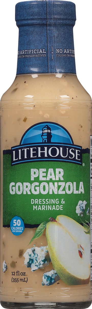 slide 2 of 7, Litehouse Pear Gorgonzola Dressing & Marinade 12 fl oz, 12 fl oz