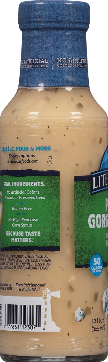 slide 7 of 7, Litehouse Pear Gorgonzola Dressing & Marinade 12 fl oz, 12 fl oz