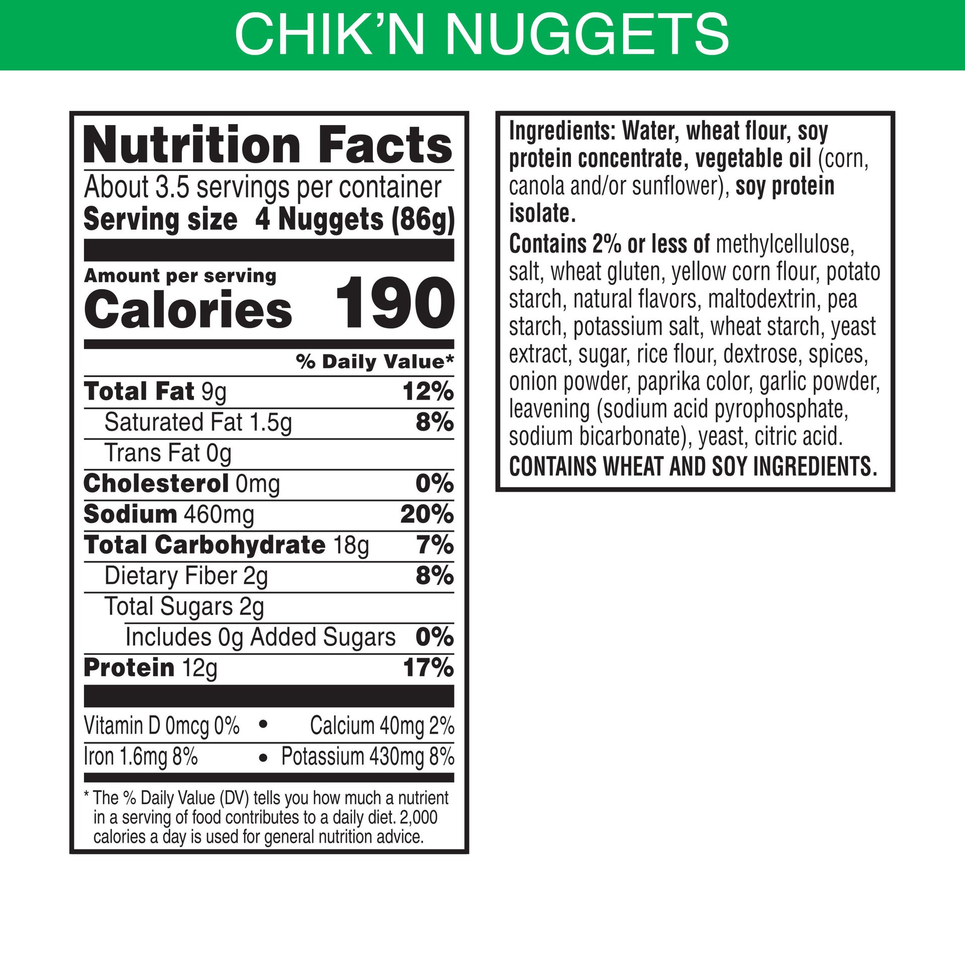 slide 3 of 5, MorningStar Farms Meatless Chicken Nuggets, Original, 10.5 oz, Frozen, 10.5 oz