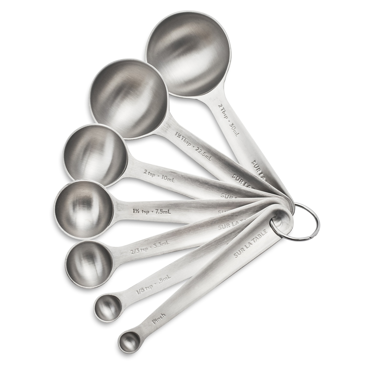 slide 1 of 1, Sur La Table Odd-Size Measuring Spoons, 7 ct