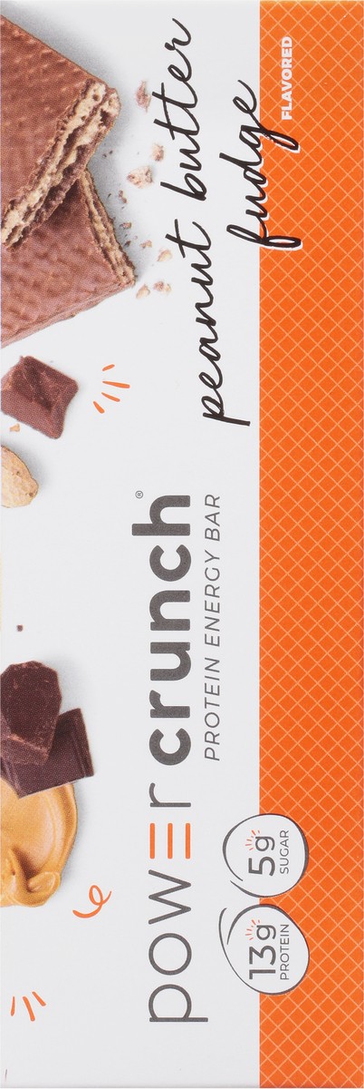 slide 5 of 9, Power Crunch Peanut Butter Fudge Flavored Protein Energy Bar 5 - 1.4 oz Bars, 5 ct