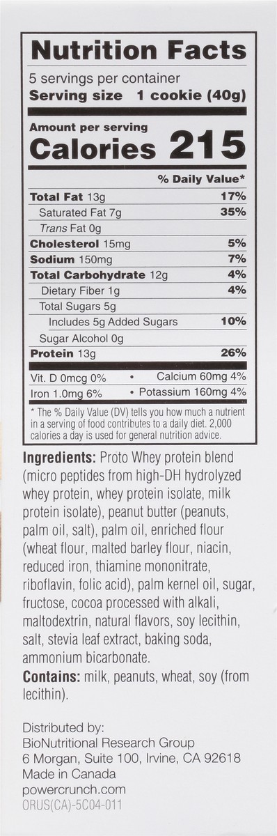 slide 3 of 9, Power Crunch Peanut Butter Fudge Flavored Protein Energy Bar 5 - 1.4 oz Bars, 5 ct