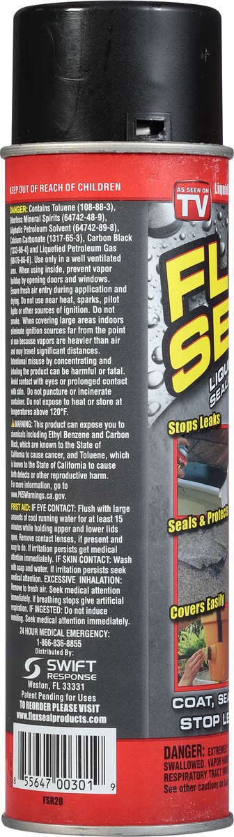 slide 9 of 9, Flex Seal Liquid Rubber Sealant Coating 14 oz, 14 oz