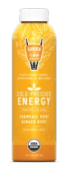 Garden Of Flavor Energy Elixir, Turmeric Root Ginger Root Guayusa Leaf - 16 oz
