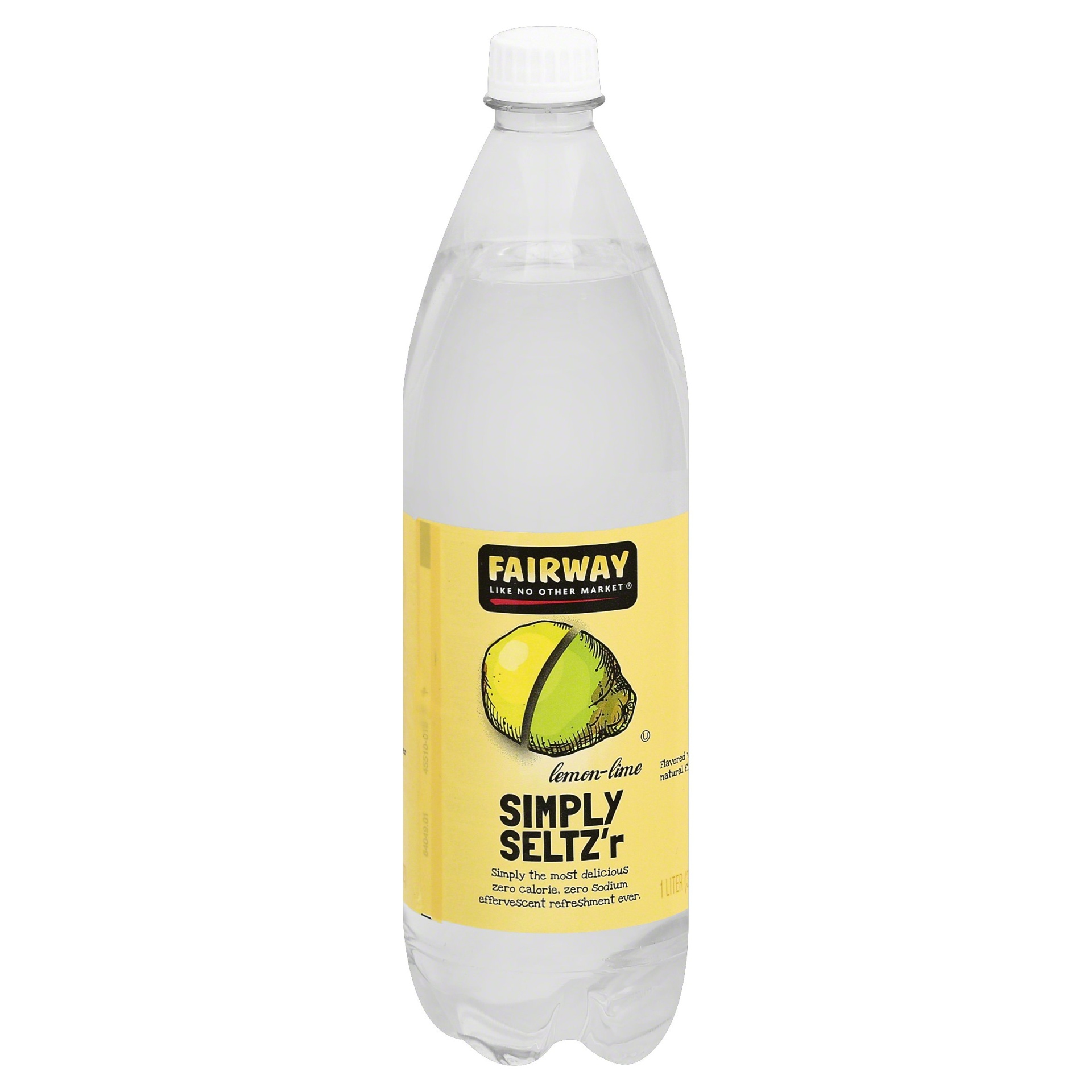 slide 1 of 1, Fairway Simply Seltz'r - Lemon-Lime, 1 liter
