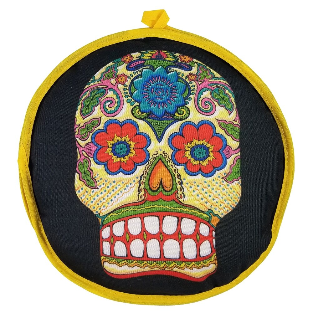 slide 1 of 1, Tortilla Warmr Day Of The Dead, 1 ct