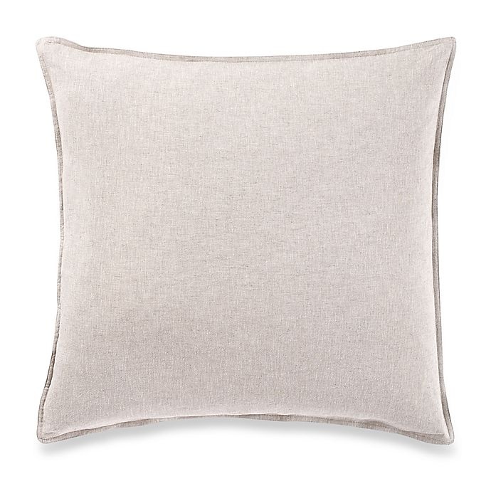 Kenneth Cole Mineral Yarn Dyed European Pillow Sham Stone 1 ct