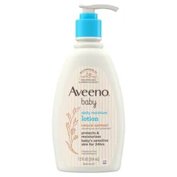 Aveeno Baby Daily Moisture Lotion with Nourishing Oatmeal, 12 fl. oz