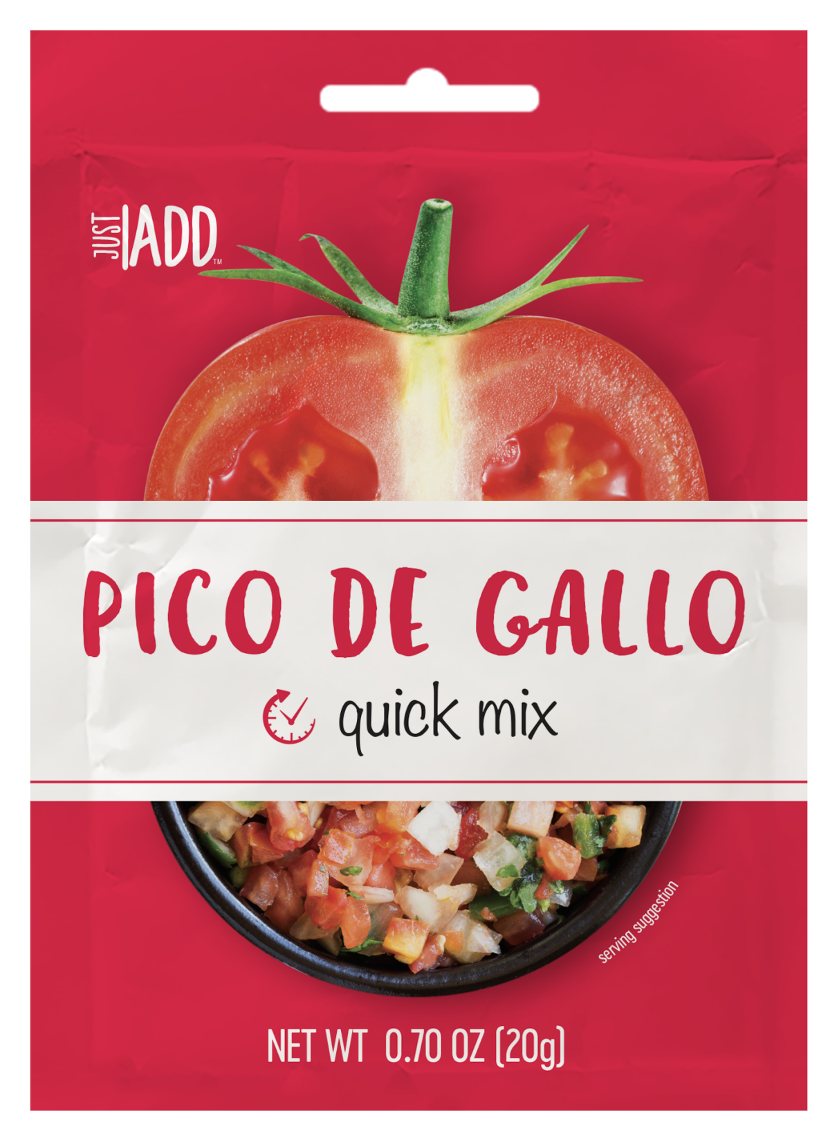 slide 1 of 1, Just Add Pico De Gallo Quick Mix, 0.7 oz