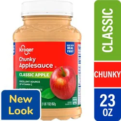 Kroger Chunky Applesauce