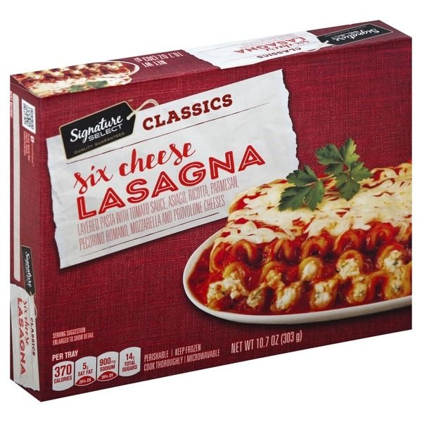 slide 1 of 4, Signature Select Lasagna 10.7 oz, 10.7 oz