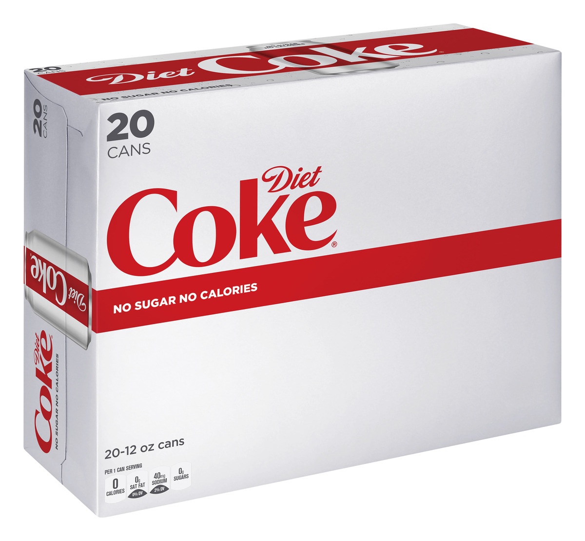 slide 2 of 11, Coca-Cola Diet Coke, 20 ct; 12 fl oz