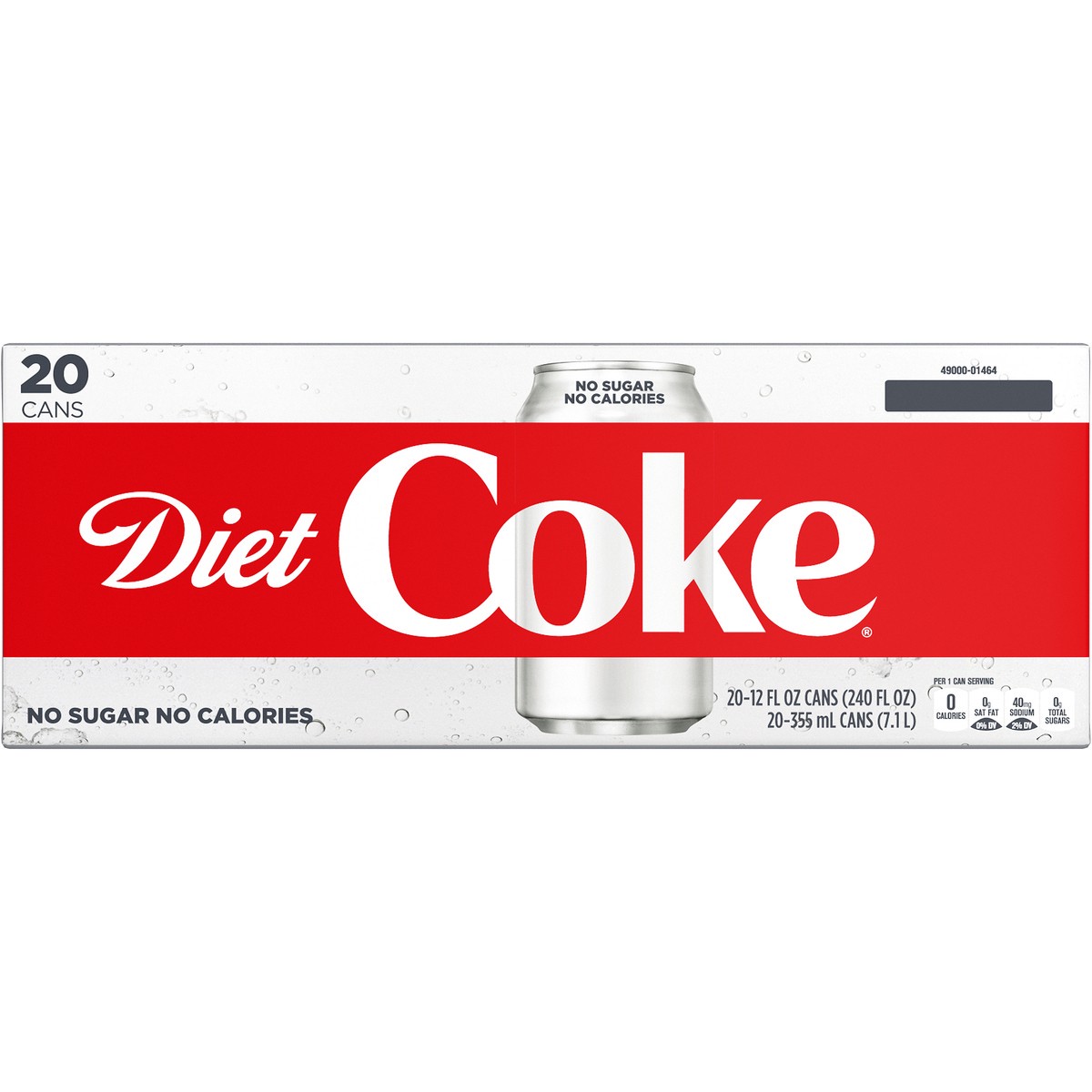 slide 5 of 9, Diet Coke Soft Drink, 20 ct
