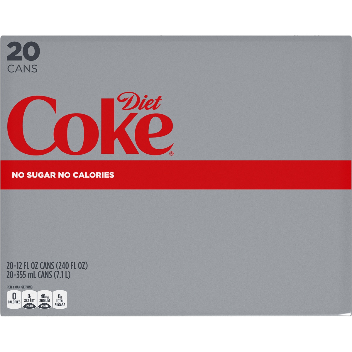 slide 6 of 11, Coca-Cola Diet Coke, 20 ct; 12 fl oz