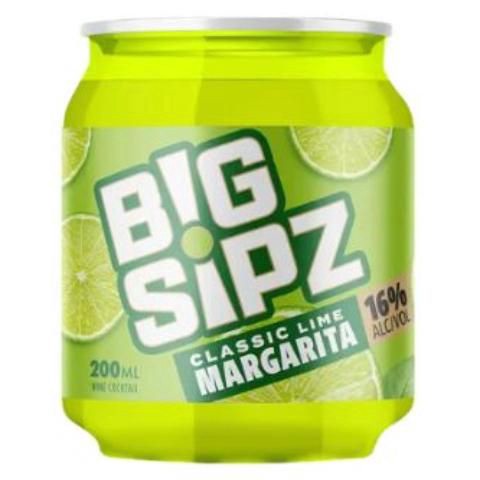 slide 1 of 1, Big Sipz Lime Marg - 200 ml, 200 ml