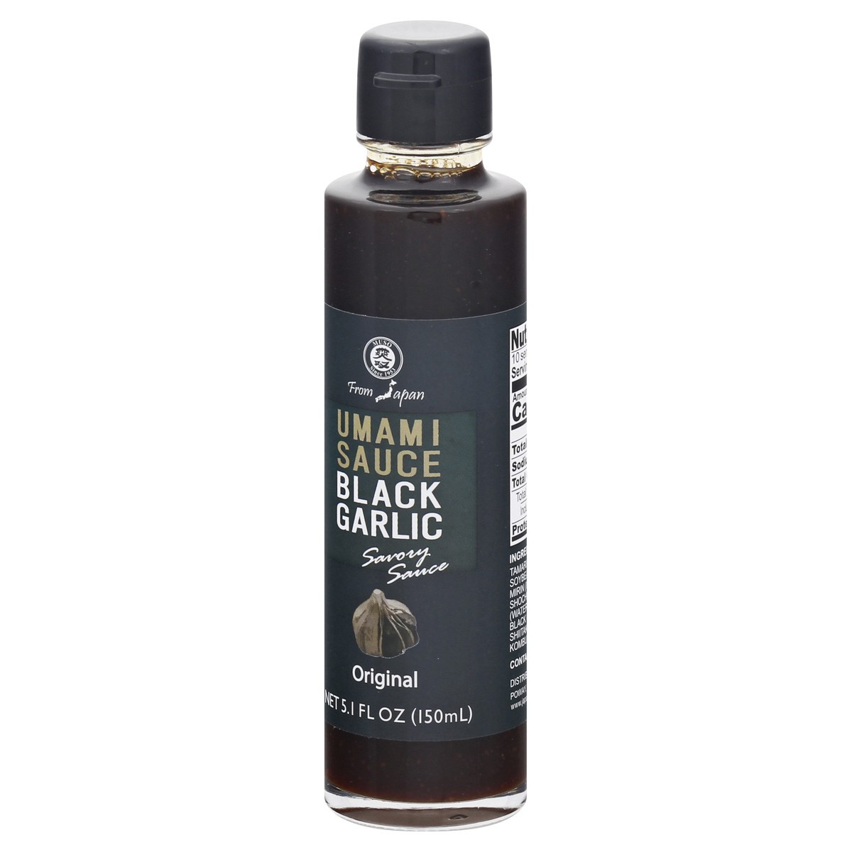 slide 8 of 12, Muso From Japan Umami Sauce Black Garlic Original Savory Sauce 5.1 fl oz, 5.10 fl oz