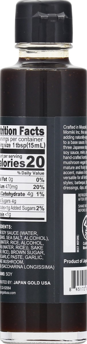 slide 11 of 12, Muso From Japan Umami Sauce Black Garlic Original Savory Sauce 5.1 fl oz, 5.10 fl oz