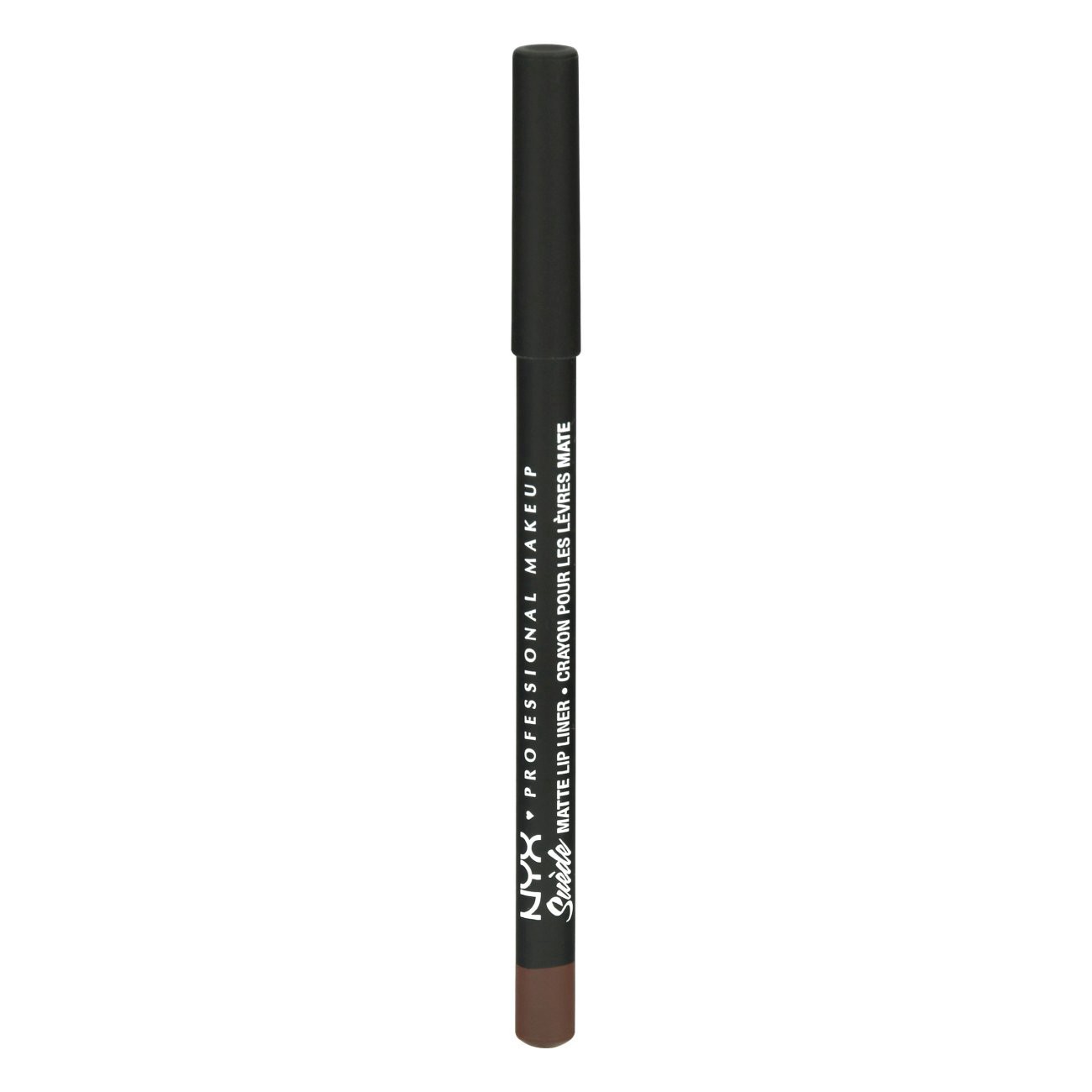 slide 1 of 6, NYX Professional Makeup NYX Suede Matte Lip Liner, Maison, 1 ct