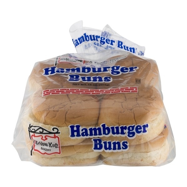 slide 1 of 3, Koffee Kup Hamburger Buns, 8 ct