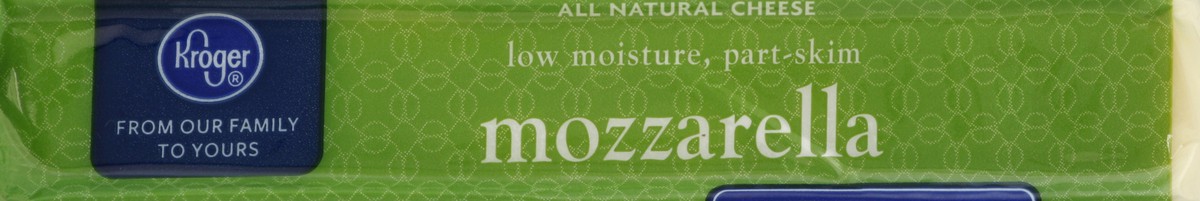 slide 2 of 7, Kroger Mozzarella Cheese Bar, 8 oz