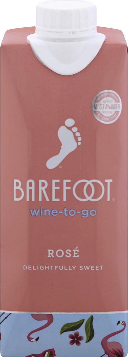 slide 6 of 9, Barefoot White Wine, 500 ml