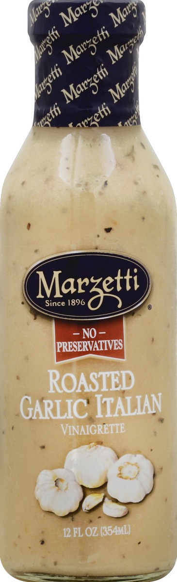 slide 1 of 3, Marzetti Roasted Garlic Italian Vinaigrette, 12 oz