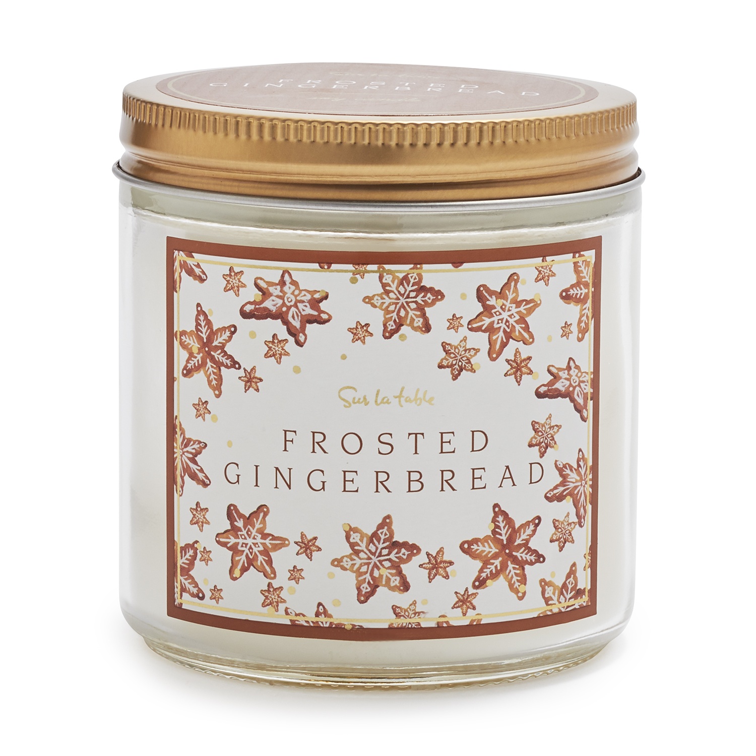 slide 1 of 1, Sur La Table Frosted Gingerbread Soy Candle, 10.9 oz