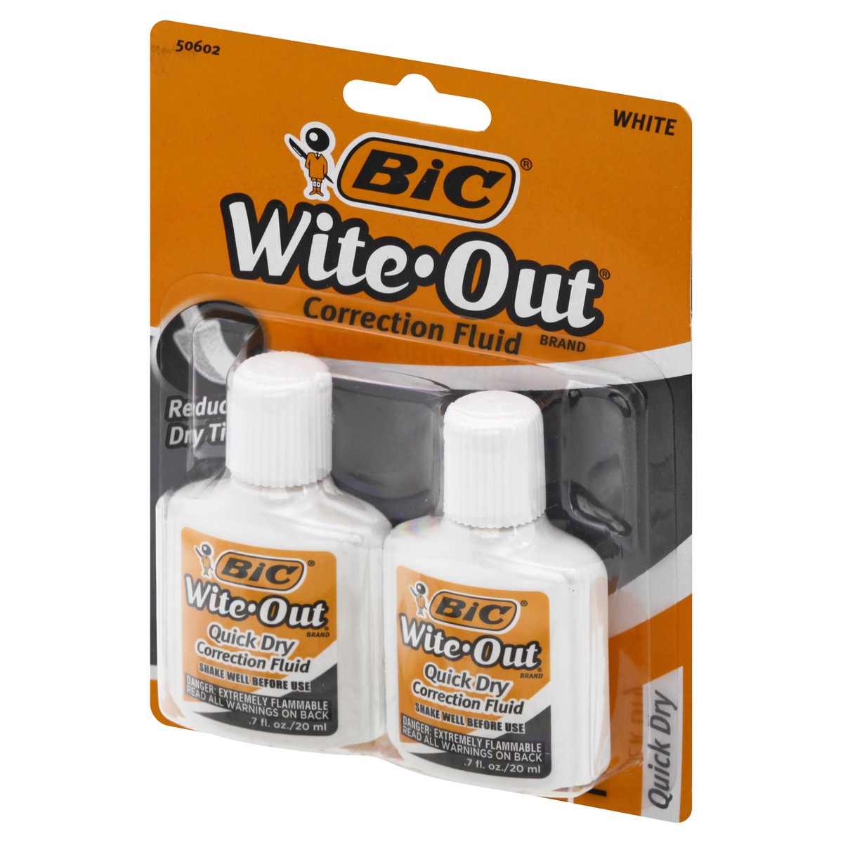 slide 8 of 11, BIC Wite Out White Quick Dry Correction Fluid 2 ea, 2 ct