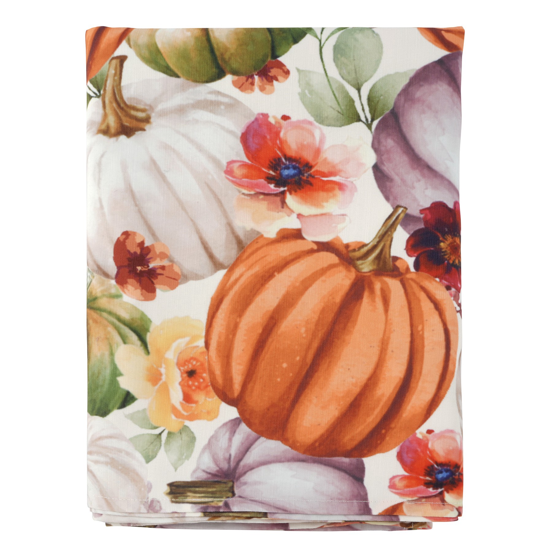 slide 2 of 2, 80" Pumpkin Harvest Tablecloth By Ashland, 80 in
