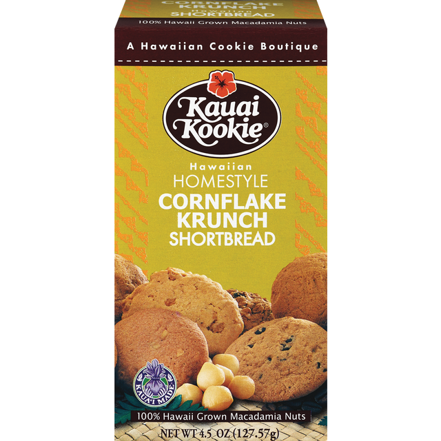 slide 1 of 1, Kauai Kookie Hawaiian Home Style Cookies Cornflake Cr, 5 oz