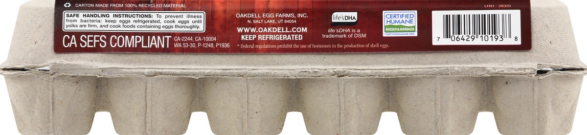 slide 10 of 11, Oakdell Egg Farms Large Brown Eggs 12 ea, 12 ct