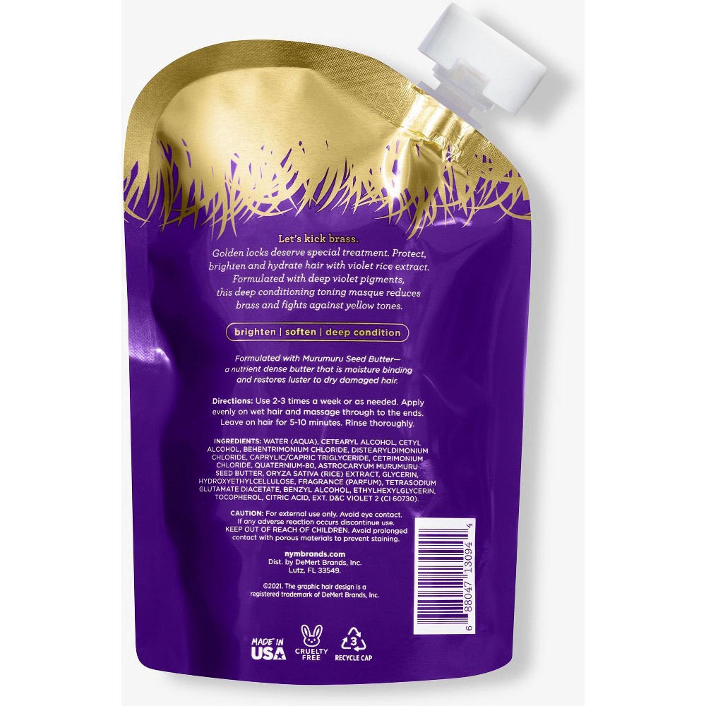 slide 6 of 11, Not Your Mother's Blonde Moment Toning Masque Toning Hair Mask for Blondes - Purple - 8.5 fl oz, 8.5 fl oz