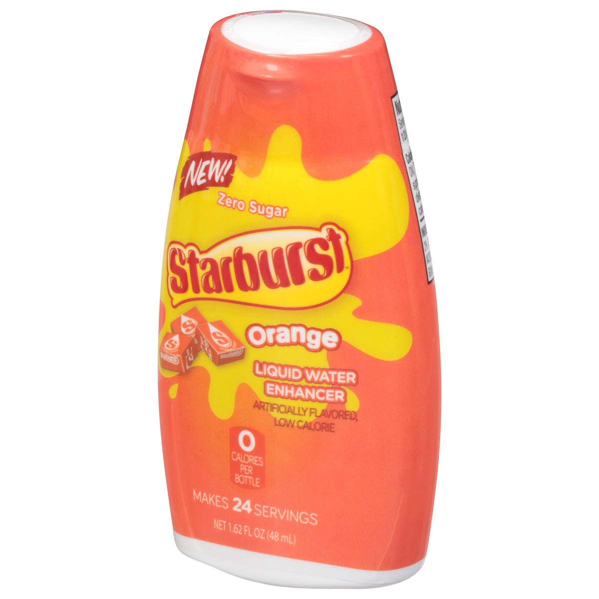 slide 7 of 12, Starburst Zero Sugar Orange Liquid Water Enhancer - 1.62 fl oz, 1.62 fl oz