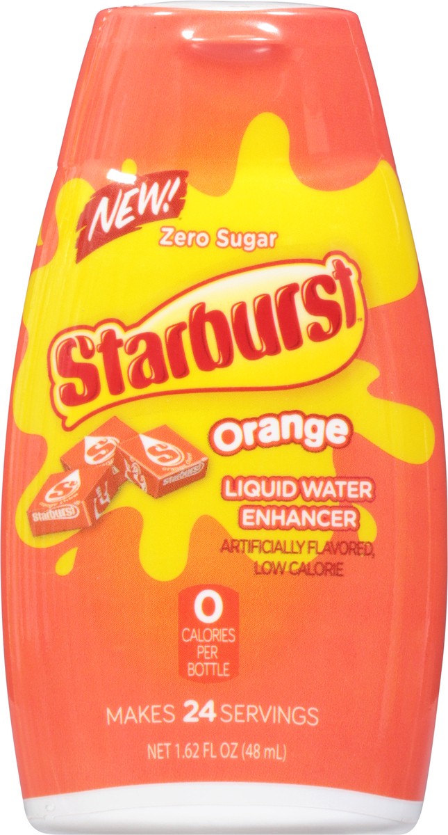 slide 11 of 12, Starburst Zero Sugar Orange Liquid Water Enhancer - 1.62 fl oz, 1.62 fl oz